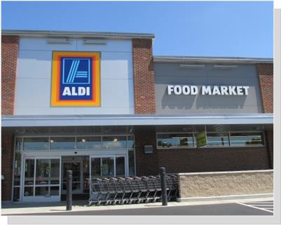 ALDI Grocery Store, Annandale Shopping Center on Columbia Pike at Gallows Road